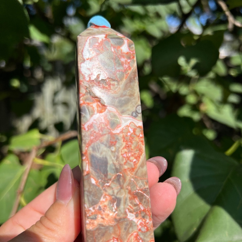 Money agate (1)  Tower |  crystal